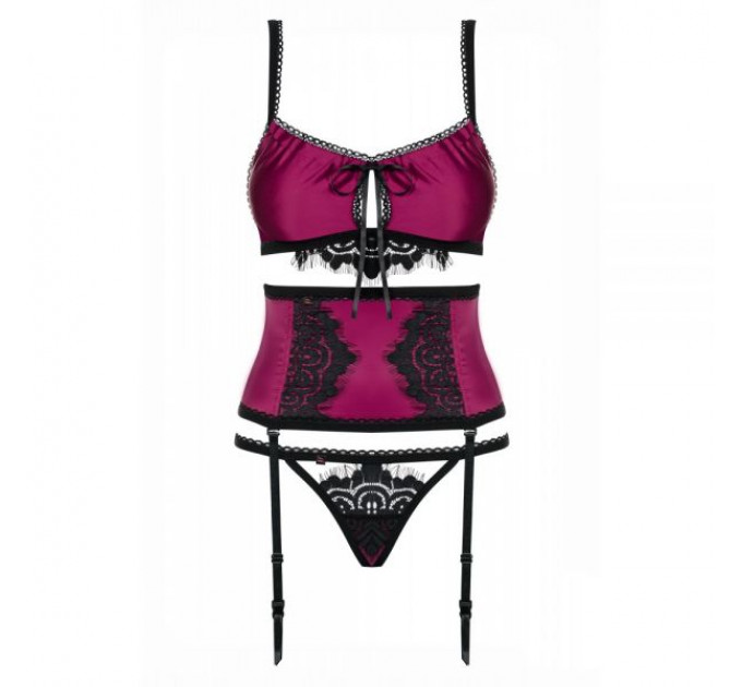 Комплект Obsessive 861-SEG-5 3 pcs set S/M