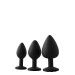 Набор анальных пробок Dream Toys Fantasstic White Stone
