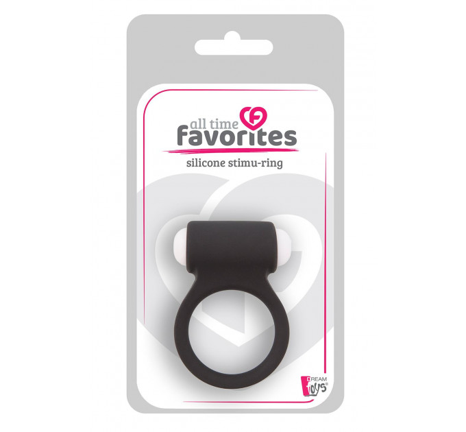 Ерекційне кільце LIT-UP SILICONE STIMU RING 3, BLACK