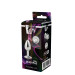 DT21785 Анальная пробка с камнем GLEAMING LOVE SILVER PLUG SMALL