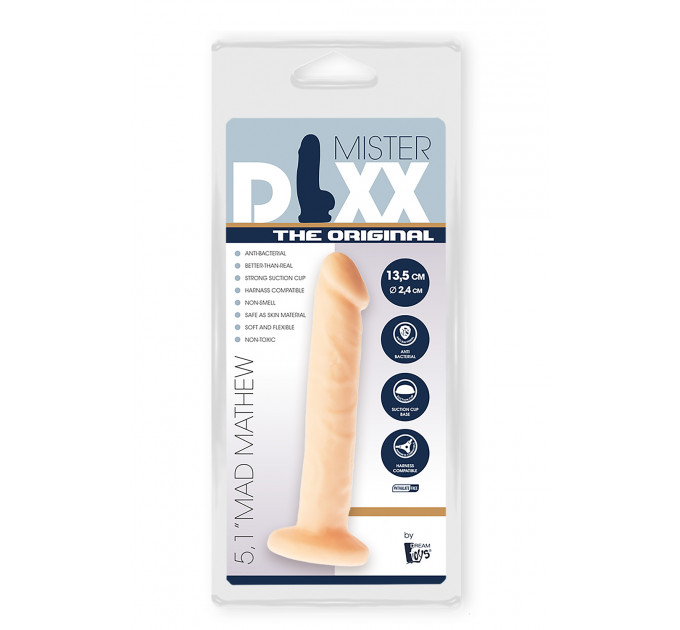 Гибкий мини фаллоимитатор DREAM TOYS MR. DIXX MAD MATHEW 5.1INCH DONG