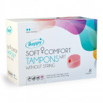 Безнитиевые тампоны для секса и спорта BEPPY - WET TAMPONS, 8 шт