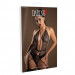Боди со стрепами в мелкую сетку Daring Intimates, черный, S/M