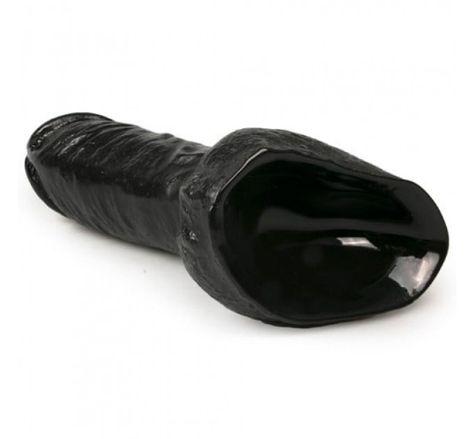 Большой фаллоимитатор All Black AB34 реалистичный черный, 29 см