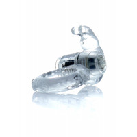 Ерекційне кільце з вібрацією Rabbit Vibro CockRing Clear
