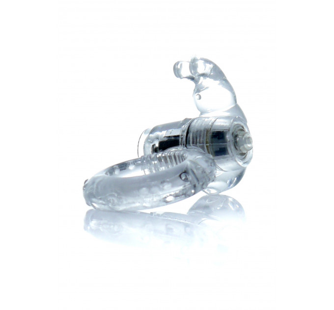 Ерекційне кільце з вібрацією Rabbit Vibro CockRing Clear