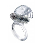 Ерекційне кільце з вібрацією Rabbit Vibro CockRing Clear