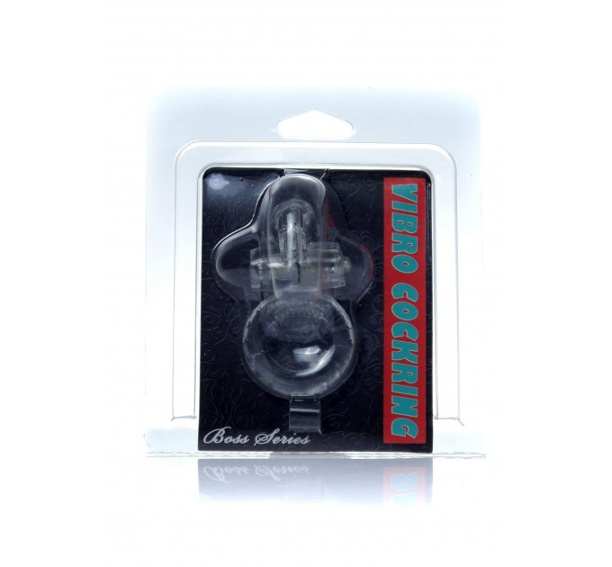 Ерекційне кільце з вібрацією Rabbit Vibro CockRing Clear