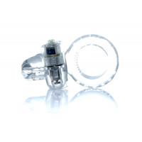 Ерекційне кільце з вібрацією Rabbit Vibro CockRing Clear