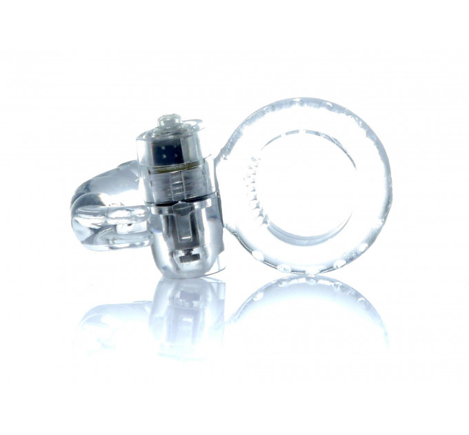 Ерекційне кільце з вібрацією Rabbit Vibro CockRing Clear