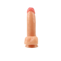 Фаллоимитатор реалистичный с мошонкой Chisa Keep Love Bedi Dildo на присоске, бежевый
