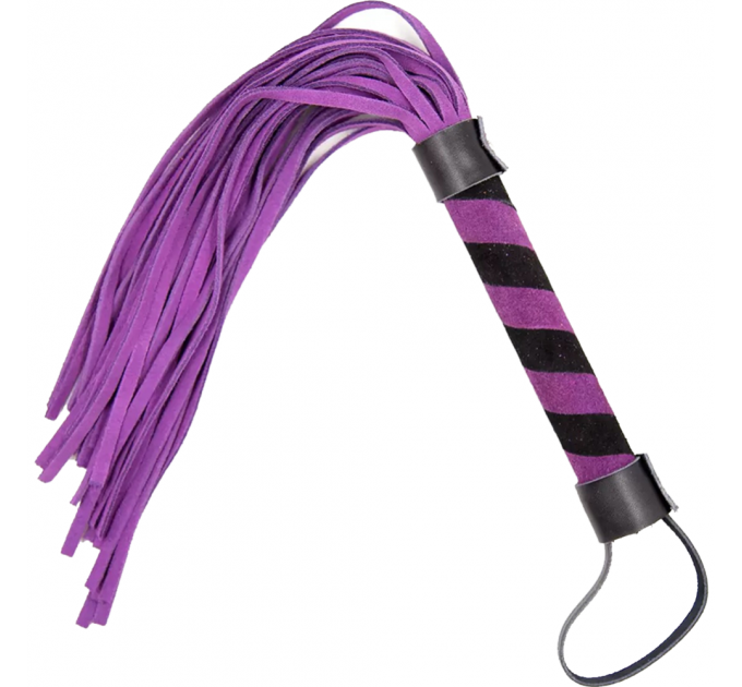 Флоггер DS Fetish Leather flogger M purple