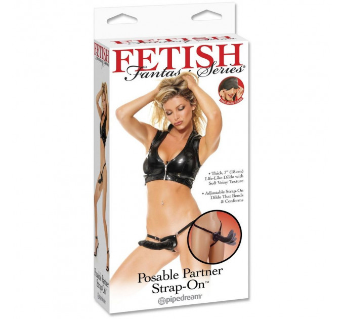 Гнучкий жіночий страпон Fetish Fantasy Posable Partner Strap On