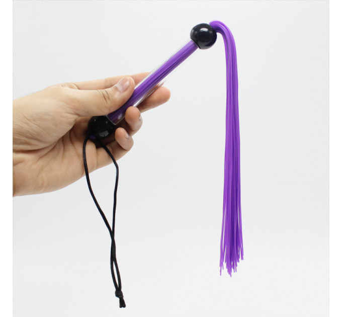 Кнут фиолетовый, ручка из шариков FLOGGER, 39 см