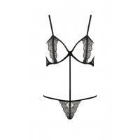 Комплект білизни QUENTRIS BIKINI black S/M - Passion