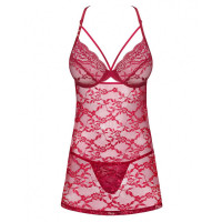 Пеньюар та трусики Obsessive Ivetta S/M