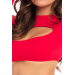 Комплект STOP & STARE 2PC SKIRT SET RED, S/M