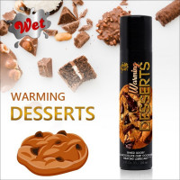 Їстівний лубрикант 4 в 1 WET Warming Desserts зі смаком печива з шоколадною крихтою, 30 мл