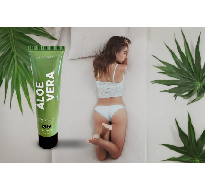 Лубрикант на водній основі Driminals Aloe Vera для чутливої ​​шкіри, 100 мл