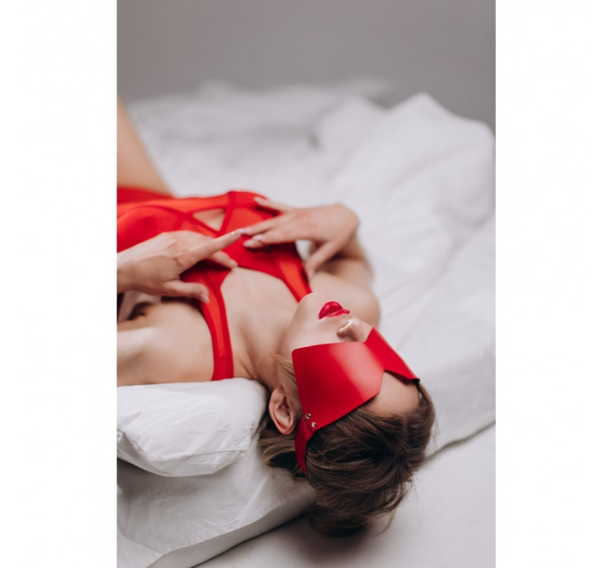 Маска на глаза MD3 RED полиуретан