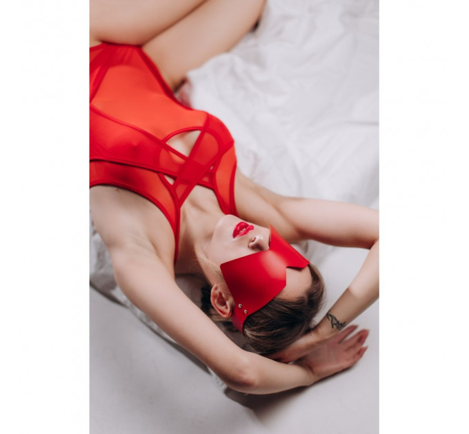Маска на глаза MD3 RED полиуретан