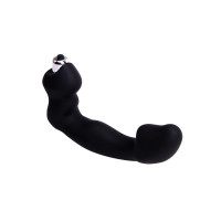 Масажер простати рельєфний Chisa Black Mont Avatar Dildo з вібрацією, чорний