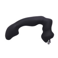 Масажер простати рельєфний Chisa Black Mont Avatar Dildo з вібрацією, чорний