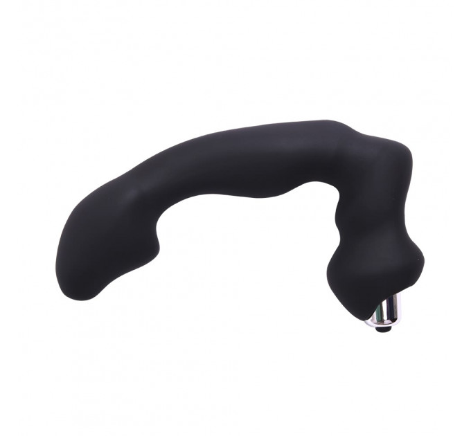 Масажер простати рельєфний Chisa Black Mont Avatar Dildo з вібрацією, чорний