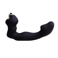 Масажер простати рельєфний Chisa Black Mont Avatar Dildo з вібрацією, чорний