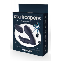 Масажер простати з вібрацією та пультом управління Dream Toys Star Troopers Voyager, чорний