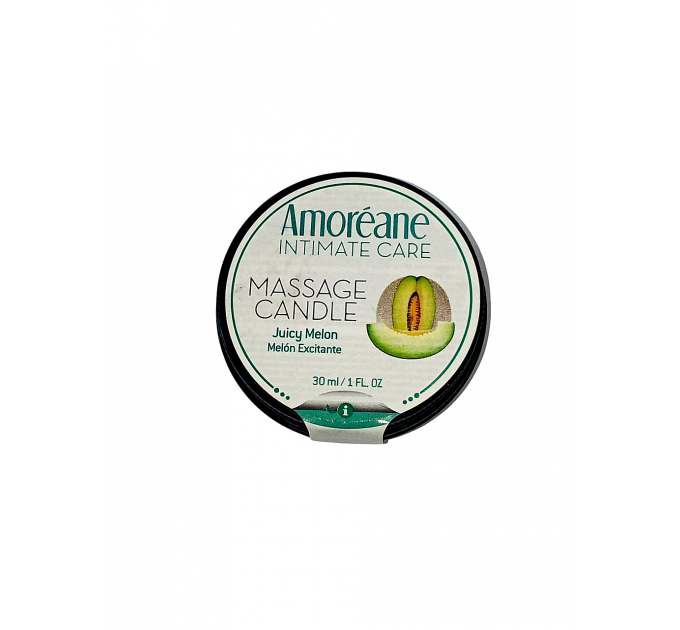 Массажная свечка Amoreane Candle "Сочная Дыня" 30 мл