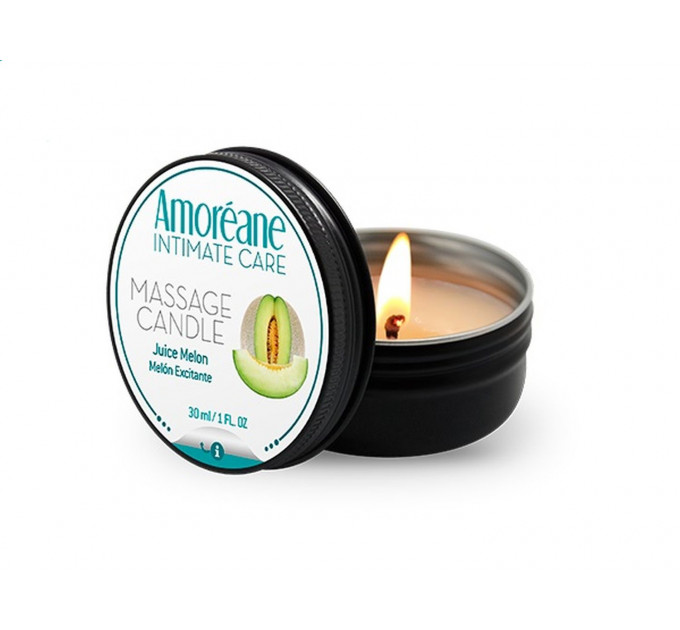 Массажная свечка Amoreane Candle "Сочная Дыня" 30 мл