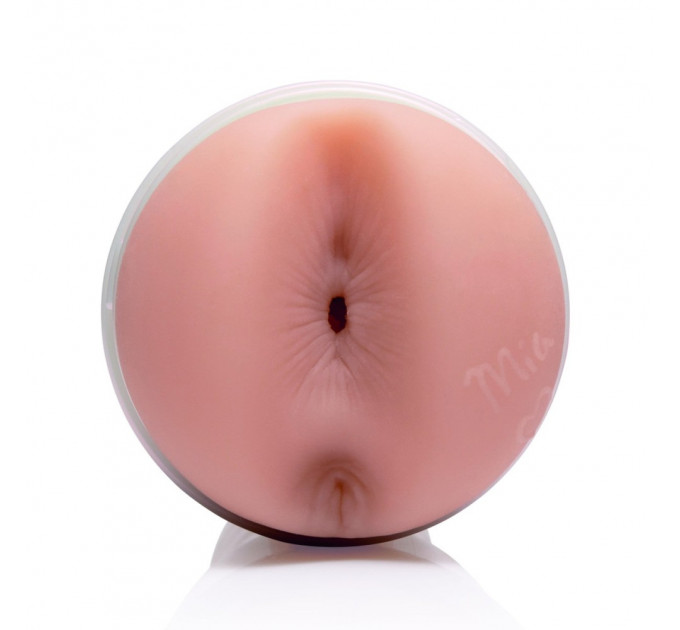 Мастурбатор в колбе анус Fleshlight Girls Mia Malkova Boss Level Signature Butt (RP), бежевый