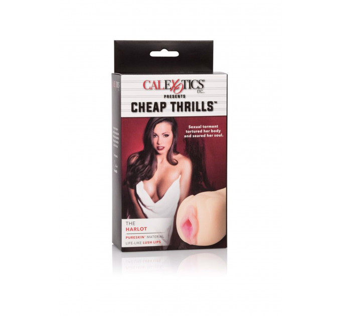 Мастурбатор Вагина реалистичный CalExotics Cheap Thrills The Harlot, бежевый