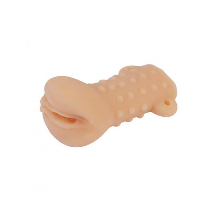 Мастурбатор вагина Chisa T-skin MILF STROKE-HER с петлями под пальцы, бежевый