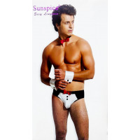 Чоловічий ігровий костюм офіціанта 3 предмети Sunspice S/M