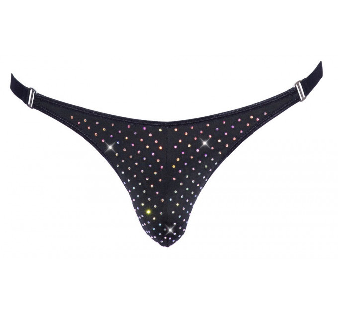Чоловічі стрінги зі стразами Sven Joy Ment Men's String, чорний, L