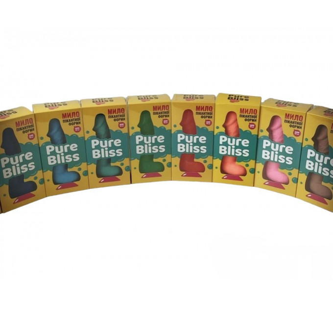 Мило член Pure Bliss MINI на присосці, зелене, 15 см