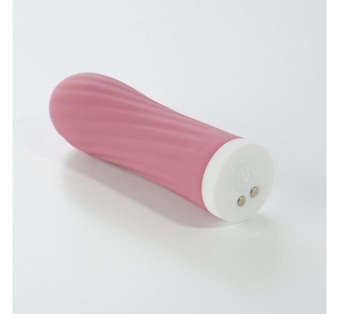 Мини-вибратор рельефный Sweet Em Velvet Lure, розовый
