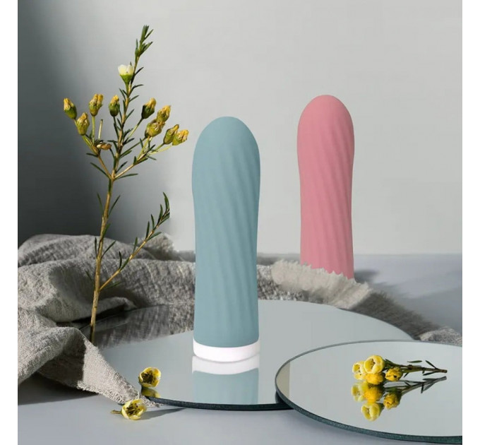 Мини-вибратор рельефный Sweet Em Velvet Lure, розовый