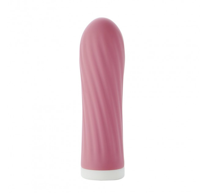 Мини-вибратор рельефный Sweet Em Velvet Lure, розовый