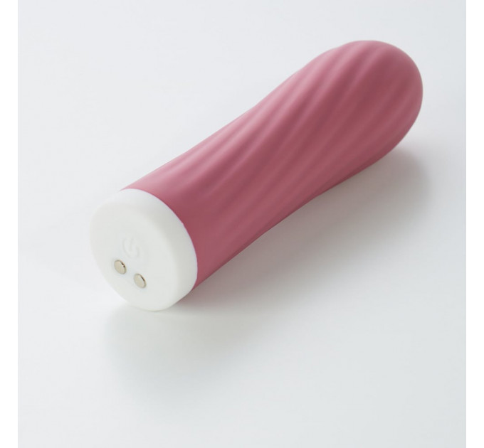 Мини-вибратор рельефный Sweet Em Velvet Lure, розовый