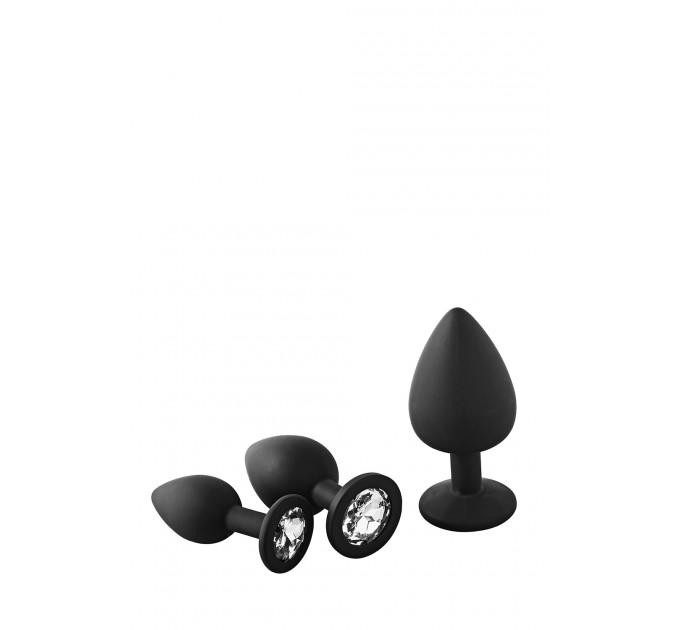 Набор анальных пробок Dream Toys Fantasstic White Stone