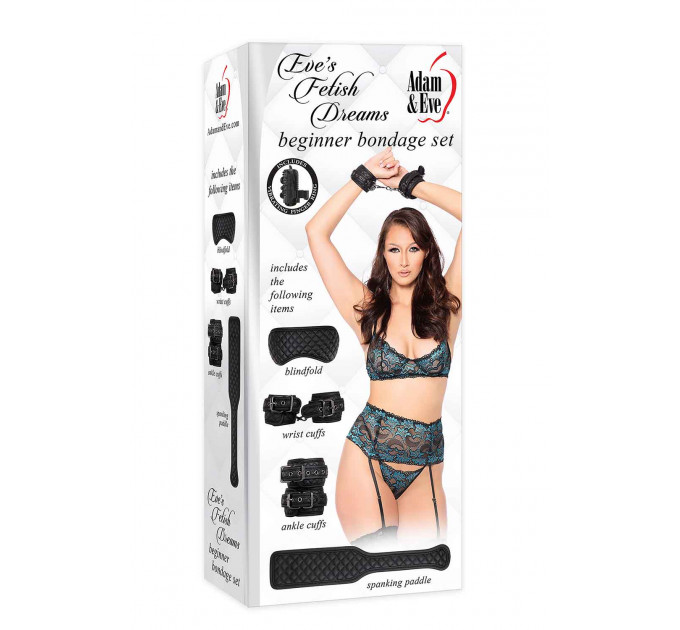 НАБОР для бдсм игр A&E EVES FETISH DREAMS BEGINNER BONDAGE