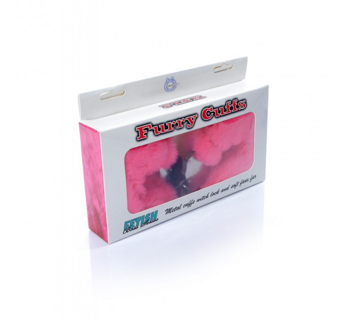 Наручники Fetish Boss Series- Furry Cuffs Розовые