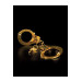 Наручники з ключиком та запобіжним важелем Pipedream Fetish Fantasy Gold золотистого кольору