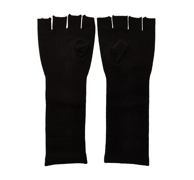 Рукавички без пальців Leg Avenue Skeleton Fingerless Gloves, чорні, O/S