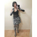 Рукавички без пальців Leg Avenue Skeleton Fingerless Gloves, чорні, O/S