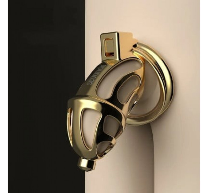 Пояс вірності металевий Lockink Sevanda з 3 кільцями різного діаметру, золотистий