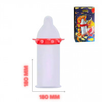 Презерватив OLO з вусиками + кулька "Taotie Spiny condom" (у комплекті 1 презератив + 1 кулька)